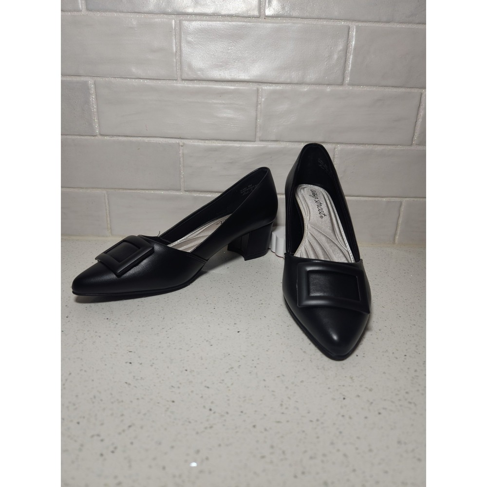 New Women's Easy Street Dali Block Heel Pumps Shoes, US 6